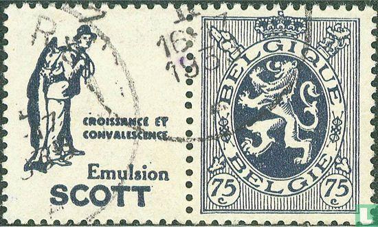 België - Heraldieke leeuw - 1929, Postzegels en Munten, Postzegels | Europa | België, Verzenden