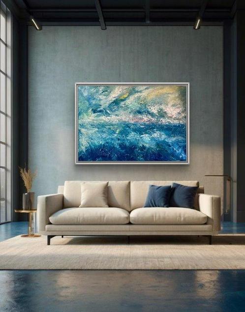 Krom - Índigo-XXL, Antiek en Kunst, Kunst | Schilderijen | Modern