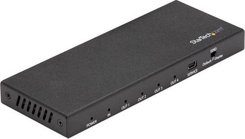 StarTech.com HDMI splitter - 4 poorts - 4K 60Hz - 1x in 4..., Computers en Software, Pc- en Netwerkkabels, Nieuw, Verzenden