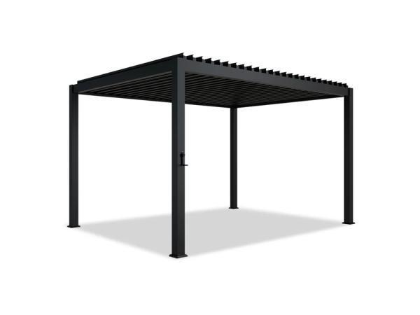 Veiling - Pergola / Lamellendak - 3x4 m - Antraciet, Tuin en Terras, Overkappingen