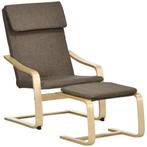 TRUUSK Comfortabele Relaxstoel met Voetenbank - Oorfauteuil, Huis en Inrichting, Verzenden, Nieuw