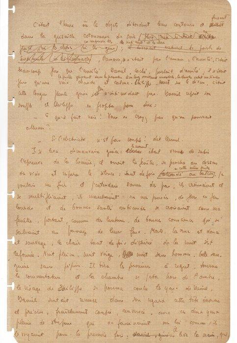 Jean-Paul SARTRE - Les Chemins de la liberté 2 pages du, Verzamelen, Film en Tv