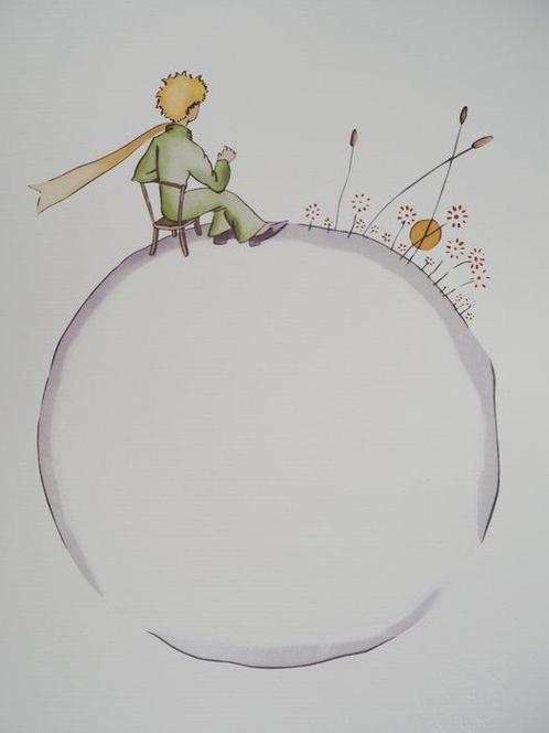 Antoine de Saint-Exupéry (1900-1944) - Le petit prince sur, Antiek en Kunst, Antiek | Overige Antiek