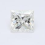 1 pcs Diamant  (Natuurlijk)  - 0.90 ct - Carré - F - VVS1 -, Nieuw