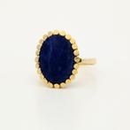 Ring - 18 karaat Geel goud - Lapis Lazuli, Handtassen en Accessoires, Ringen, Nieuw