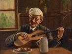 Richard Bolkart (1879-1942) - The old guitarist in the