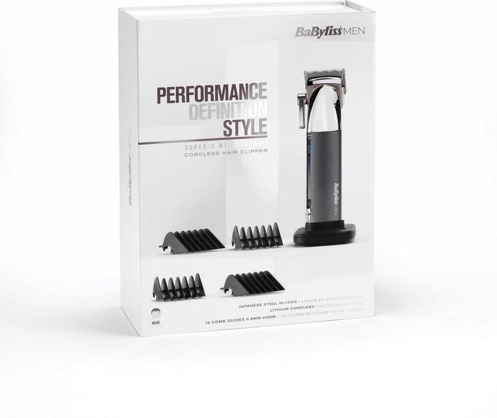 Tondeuse BaByliss Super-X Metal E996E - 180 min draadloos..., Handtassen en Accessoires, Uiterlijk | Haarverzorging, Nieuw, Verzenden