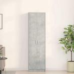 vidaXL Kledingkast met plank Betongrijs 55 x 25 x 189 cm, Verzenden, Nieuw