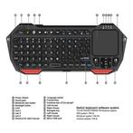 Mini Verlicht Draadloos Toetsenbord - QWERTY 2.4GHz voor, Audio, Tv en Foto, Nieuw, Verzenden