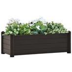 vidaXL Plantenbak verhoogd 100x43x35 cm PP antraciet, Tuin en Terras, Bloempotten, Verzenden, Nieuw