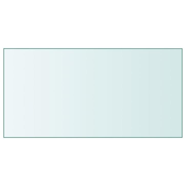 vidaXL Tafelblad 50x100 cm gehard glas transparant, Huis en Inrichting, Tafelonderdelen, Nieuw, Verzenden