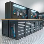 Datona Werkbank PRO – eiken werkblad – 72 lades – met, Doe-het-zelf en Bouw, Ophalen of Verzenden, Nieuw