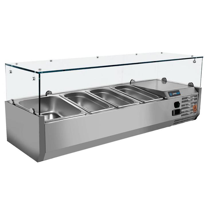 Opzetkoelvitrine | 9x 1/3 GN | +2°C/+8°C |, Zakelijke goederen, Horeca | Keukenapparatuur, Nieuw in verpakking, Verzenden