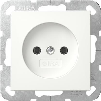 Gira Systeem 55 Niet-Geaarde Stopcontact 16A 250V Puur Wit -, Doe-het-zelf en Bouw, Elektriciteit en Kabels, Verzenden