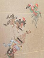 A part of Hyakki Yagy emaki, late Edo period - sculptuur