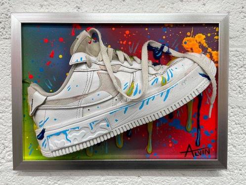 Alvin Silvrants (1979) - Nike Air Force 1 3D sneaker art in, Antiek en Kunst, Kunst | Schilderijen | Modern