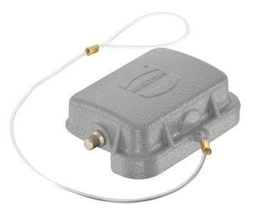 Harting Han 6B Metalen Afdekking IP65 - 09300065427, Doe-het-zelf en Bouw, Elektriciteit en Kabels, Verzenden