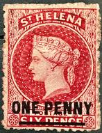 Britse Gemenebest 1864 - St. Helena - One Penny op zes Pence