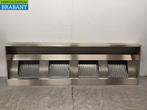 RVS Afzuigkap met lamellenfilters 300 cm Horeca, Elektronische apparatuur, Afzuigkappen, Ophalen of Verzenden, Nieuw
