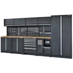 Complete werkplaatsinrichting mat zwart, werkbank +, Doe-het-zelf en Bouw, Ophalen of Verzenden, Nieuw