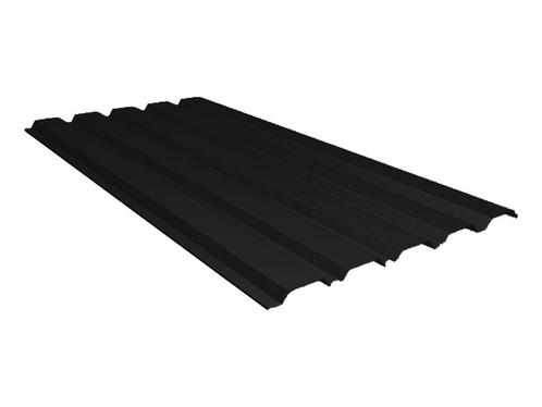 Metalen damwandplaat 35/1035 0.70mm HPS Zwart (± RAL 9005), Doe-het-zelf en Bouw, Platen en Panelen, Ophalen of Verzenden