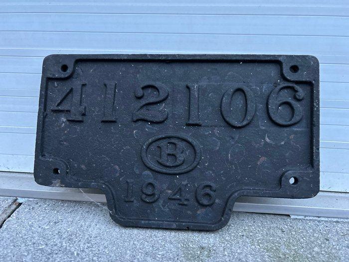 Nummerplaat (1) - GMC - 1940-1950, Hobby en Vrije tijd, Modeltreinen | Overige schalen