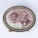NO RESERVE - Cadre photo - Argent 833, Antiek en Kunst