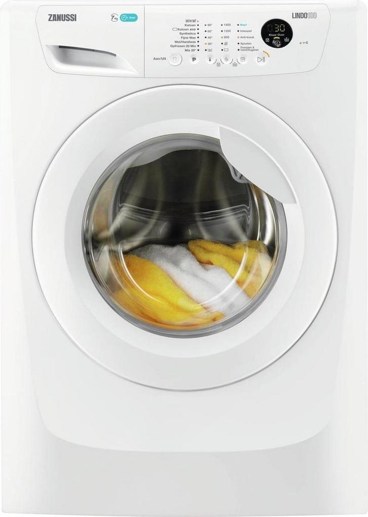 Zanussi ZWF71663W - Wasmachine - 7 kg - 1600 tpm -, Elektronische apparatuur, Wasmachines, Ophalen of Verzenden