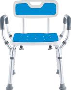 2dekans | SafeLife Douchestoel met afneembare rugleuning en, Ophalen of Verzenden