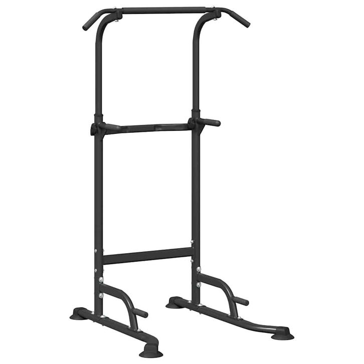vidaXL Kracht Toren Dip Station Anders Zwart 95 x 102 x, Sport en Fitness, Fitnessmaterialen, Nieuw, Verzenden