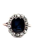 Zonder minimumprijs - Ring - 14 karaat Roségoud, Zilver -, Nieuw