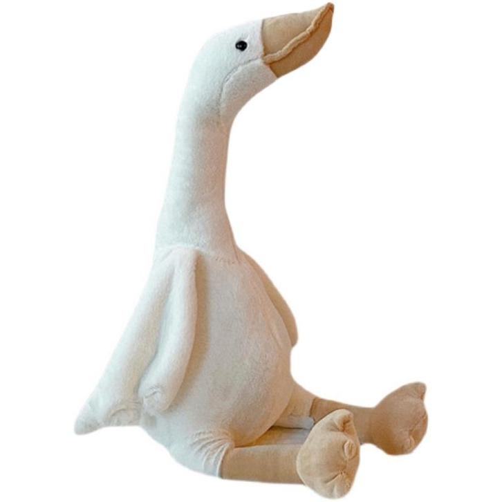 Eend Knuffel 40cm - Witte Gans Knuffel - Duck Goose Pop, Verzamelen, Overige Verzamelen, Verzenden
