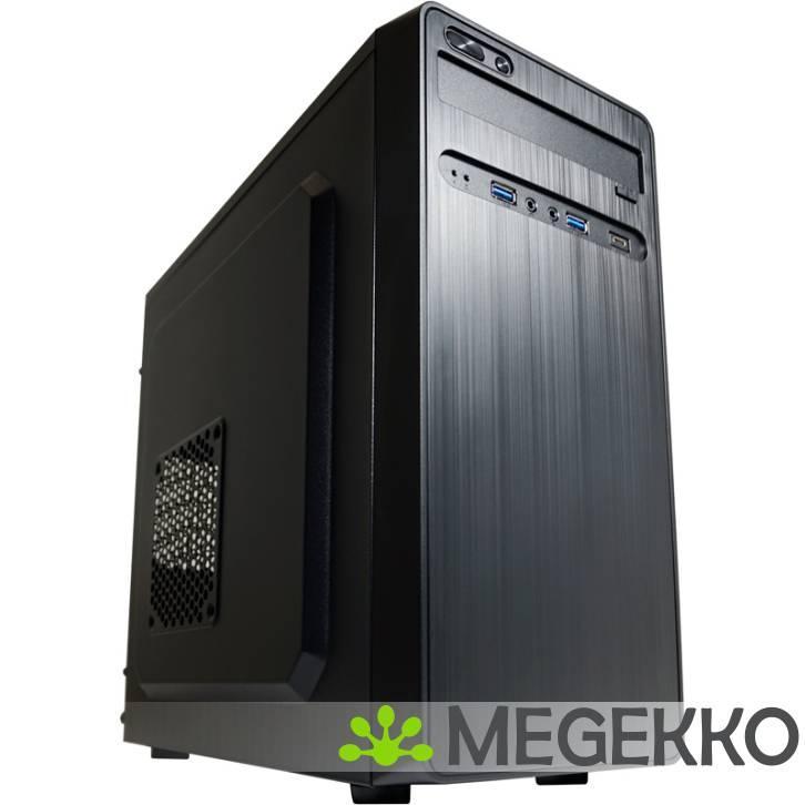 LC-Power LC-2017MB-ON computerbehuizing Micro Tower Zwart, Computers en Software, Computerbehuizingen, Nieuw, Verzenden