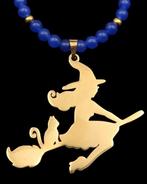 Saffier - Spirituele magische ketting - Heks - Vrije geest -