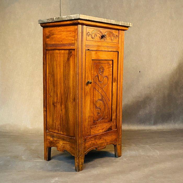 Kabinet - Hout, Marmer, Italiaanse ambachtssnijderij begin, Antiek en Kunst, Curiosa en Brocante