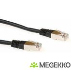 ACT Zwarte 15 meter LSZH SFTP CAT6 patchkabel met RJ45, Verzenden, Nieuw