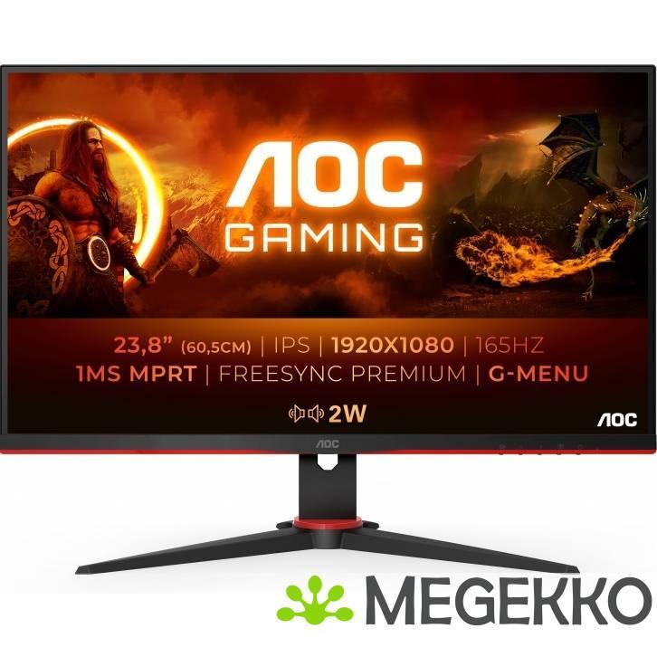 AOC GAMING 24G2SPAE/BK 24  Full HD 165Hz IPS Gaming Monitor, Computers en Software, Overige Computers en Software, Nieuw, Verzenden