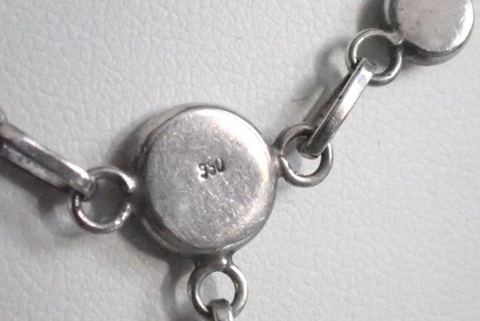 Zilver - Halsketting - Lavalier - Lapis Lazuli, Antiquités & Art, Art | Objets design