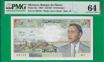 Marokko. - 50 Dirhams - 1968 - Pick 55c (Zonder