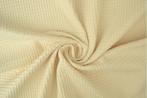 10 meter wafelstof - Champagne - 150cm breed, Overige kleuren, Verzenden, 120 cm of meer, Katoen