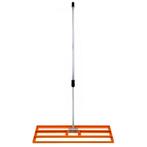 T-MECH Gazon Leveler Nivellering Hark - 100 cm - Oranje, Tuin en Terras, Verzenden, Nieuw