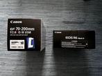 Canon EOS R6 Mark II + EF canon Zoom 70-200mm L F2.8 USM, Nieuw