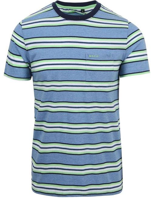 NZA Polo Hawkers Strepen Blauw maat Maat 52/54 (L) Heren, Kleding | Heren, T-shirts, Blauw, Nieuw, Maat 52/54 (L), Verzenden