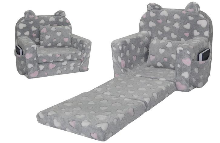 Knusse Kinderfauteuil met Hartjes - POLAR - 40% korting!, Kinderen en Baby's, Kinderkamer | Overige Meubels, Nieuw, Stoel, Verzenden