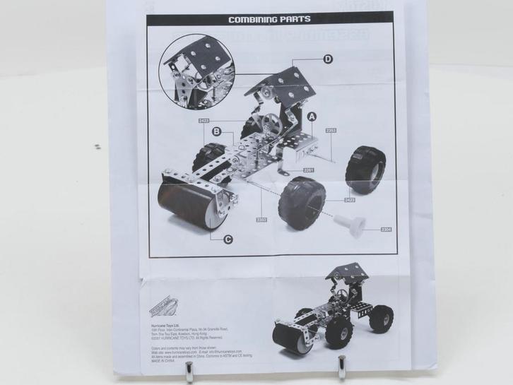 Kustom Metal 6741 Stoomroller #3389 (Meccano), Hobby en Vrije tijd, Modelbouw | Auto's en Voertuigen, Zo goed als nieuw, Ophalen of Verzenden