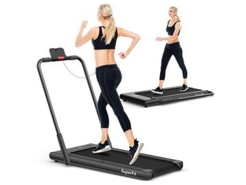 Opvouwbare 2-in-1 Loopband – Elektrisch, Stil en Compact – 1, Verzenden