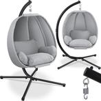 KESSER® Egg Hangstoel met Standaard - Tot 150kg - Grijs, Verzenden, Nieuw