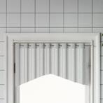 vidaXL Gordijnrails 2 st 90-135 cm aluminium wit en, Huis en Inrichting, Stoffering | Gordijnen en Lamellen, Nieuw, Verzenden