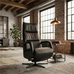 Leren relaxfauteuil met hartbalans Calm, Huis en Inrichting, Bohemian, Industrieel, Modern, Scandinavisch, Nieuw, Ophalen of Verzenden