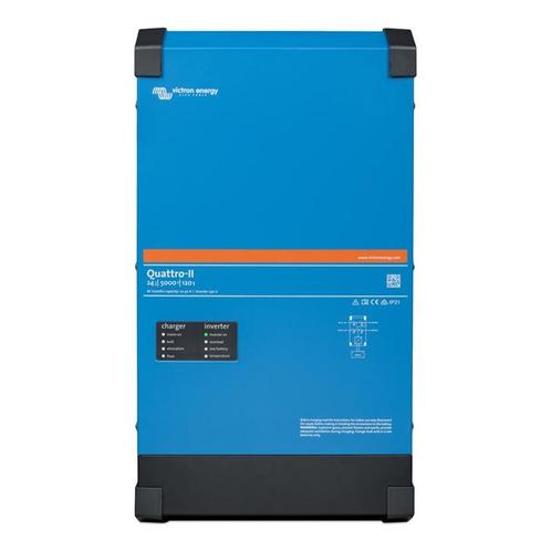 Victron Quattro-II 24V/5000VA/120A-50/50/230V Inverter Ch..., Doe-het-zelf en Bouw, Overige Doe-Het-Zelf en Bouw, Nieuw, Verzenden